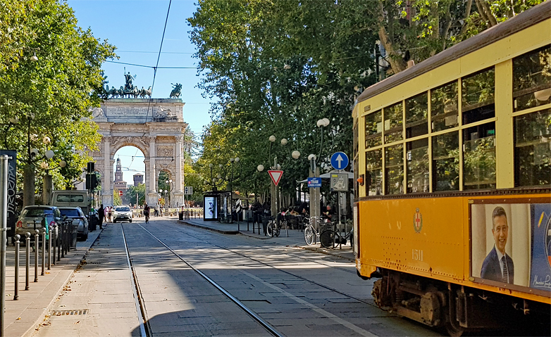 Friedensbogen Arco della Pace im Parco Sempione Arco della Pace
