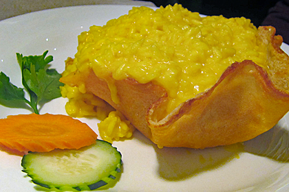 Essen in Mailand, Spezialität Risotto milanese