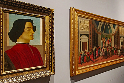 Sandro Botticelli: Giuliano de Medici und Storie di Virginia