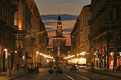 Schloss Castello Sforzesco, das SChloss der Sforza