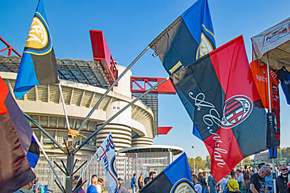 Fußball im San Siro Stadion, Spielplan italienische Liga