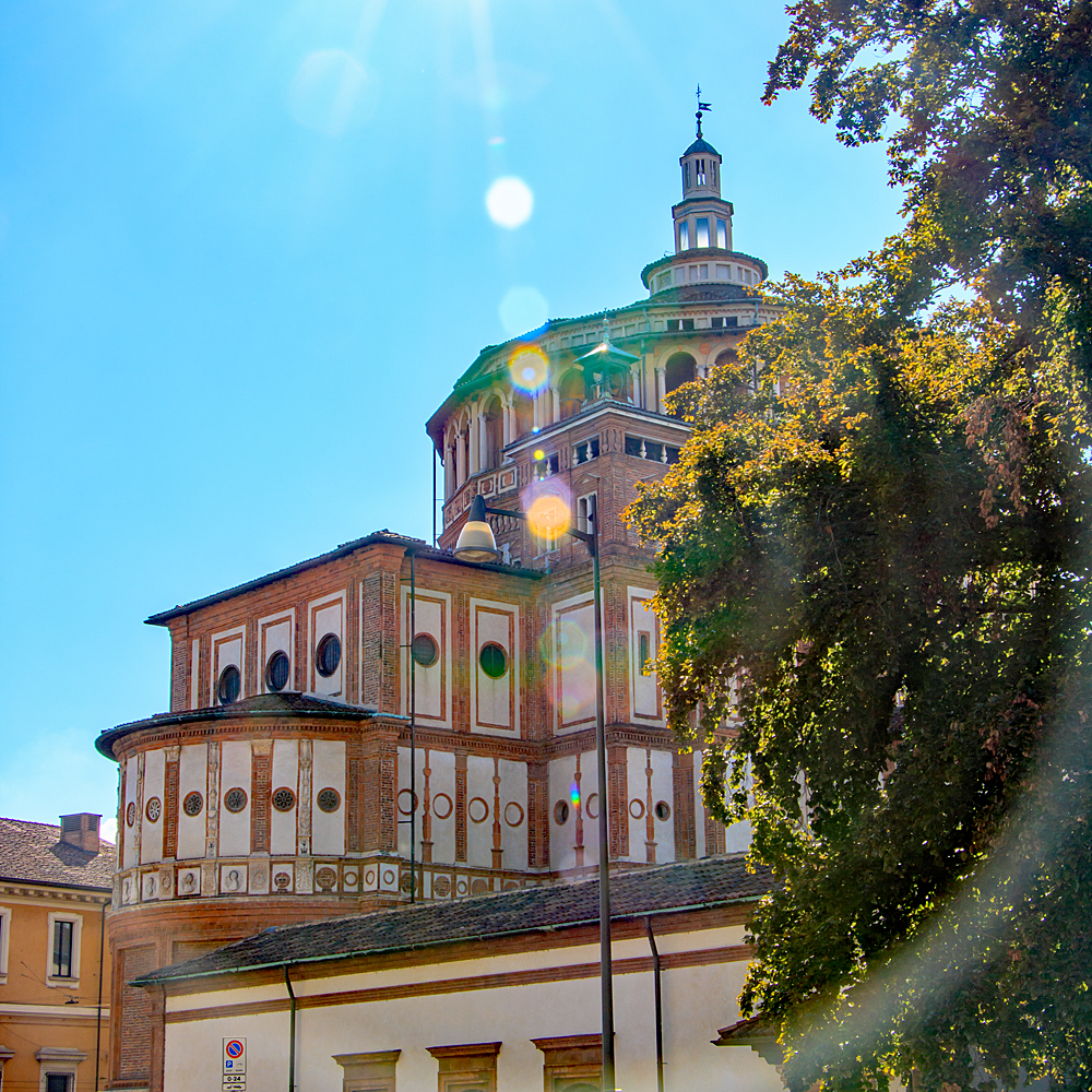 Das letzte Abendmahl in der Kirche Santa Maria delle Grazie