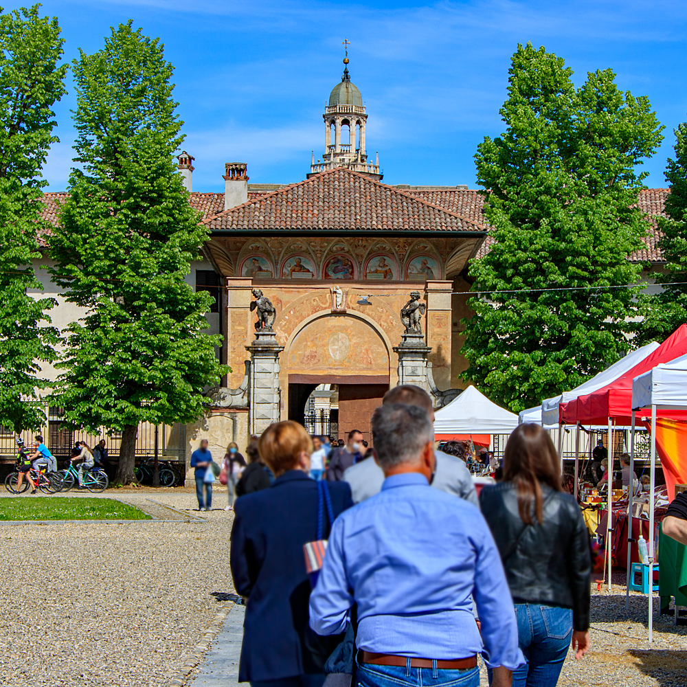 Eingang zur Kartause von Pavia